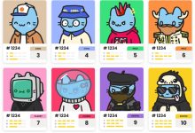 A collection of Cool Cats NFT avatars