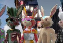 FLUF World NFT 3D rendered bunnies invading the metaverse
