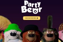 Party Bear NFT avatars ranging in diverse and unique attributes