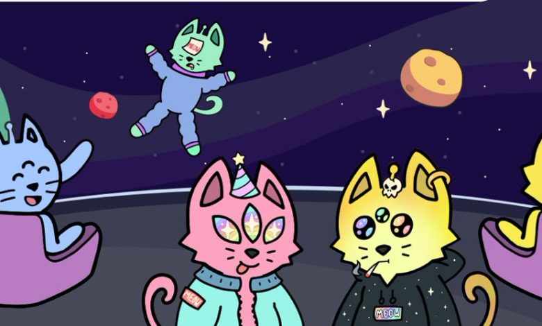 Cosmic Cats NFT invading the galaxy