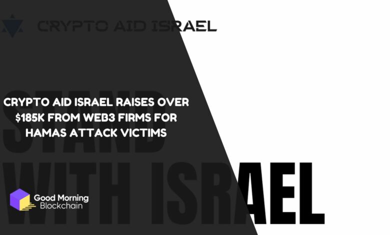 Crypto Aid Israel Raises Over $185K from Web3 Firms for Hamas Attack Victims