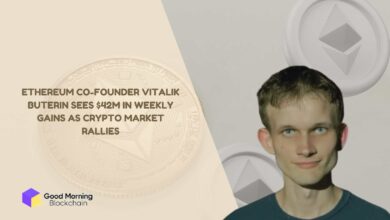 Ethereum Co-Founder Vitalik Buterin Sees $42m In Weekly Gains As Crypto Market Rallies